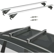 Tanx 52 Universal Roof Rack Cross Bars, Aluminum Rooftop Crossbars with Locks, RB003C