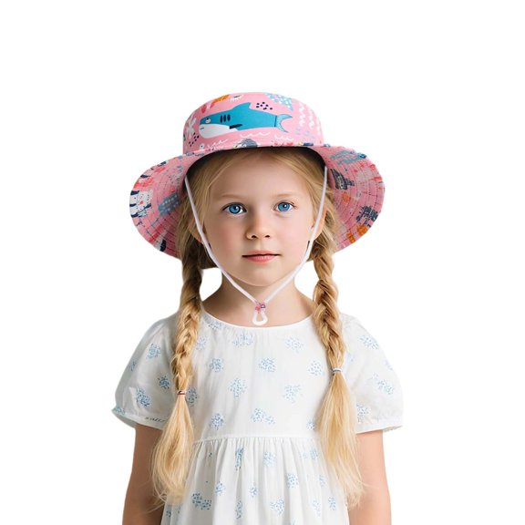 TANYSU Baby Sun Hats For Boys Girls Toddler Summer With Cute Print Lightweight Breathable Outdoor Sun Hats For Kids Child Fisherman Caps