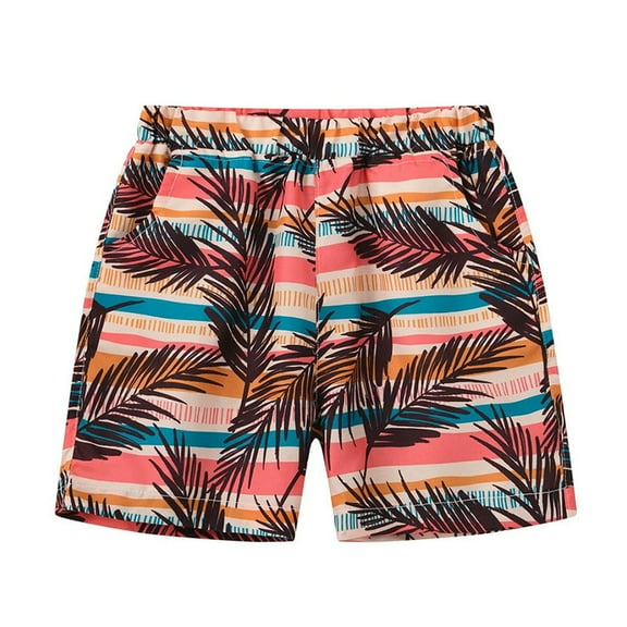 TANYSU Child Shorts Boys Girls Casual Style Floral Printing Summer Hawaii Holiday Beach Cartoon Shorts Trendy Cute Lovely Baby Wear