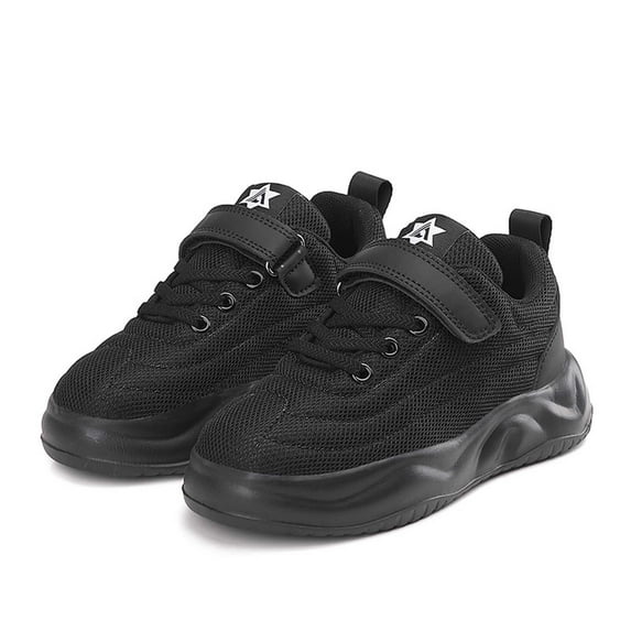 TANYSU Girls Sneakers For Everyday Casual Footwear Sports Shoes Comfortable Fixed Design Lightweight Breathable School Shoes For Kids Age 5-14 Child Solid Color First Walker