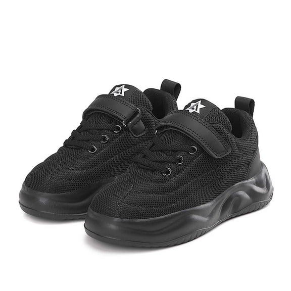 TANYSU Girls Sneakers For Everyday Casual Footwear Sports Shoes Comfortable Fixed Design Lightweight Breathable School Shoes For Kids Age 5-14 Child Solid Color First Walker