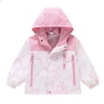 thumbnail image 1 of TANYSU Girls Spring Jacket Casual Windbreaker Coat Long Sleeve For Kids 4-15 Years Lightweight Outdoor Sports Outerwear Tops For Child Solid Color Daily Wear, 1 of 9