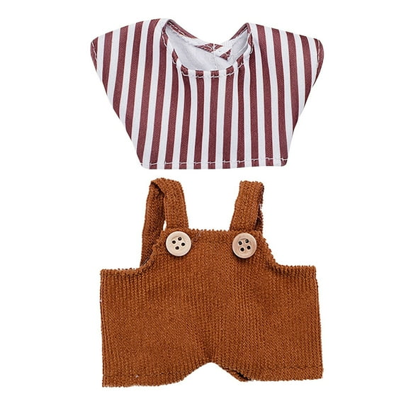 TANYSU Kawaii Doll Clothing Fashion Doll Clothes Outfit Set Soft Fabric Accessories For Dolls Indoor Outdoor Play Pretend Dress Up
