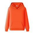 thumbnail image 1 of TANYSU Mens Slim Autumn Casual Solid Color Hooded Sweatshirt Tops Hooded Long Jacket Autumn Pocket Long Sleeve Men's Pullover Trendy Male Sports Athletic Dailywear, 1 of 5