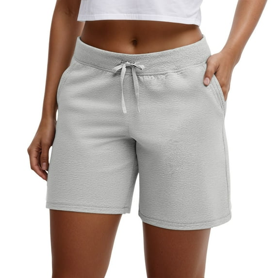 TANYSU Women's Knit Casual Shorts With Drawstring Waist Comfortable Summer Shorts Elastic Mid Rise Breathable Soft Stretchy Lightweight Solid Color Leisure
