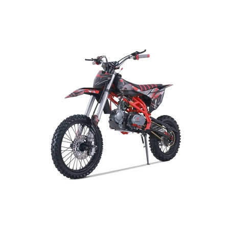 TAO MOTOR 125cc DB-27 DIRT BIKE automatic engine Kick Start 17inch front wheels 14inch rear wheels,Black