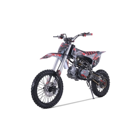 TAO MOTOR 125cc DB-27 Dirt Bike Kick Start 17inch Front Wheels 14inch Rear Wheels - Gray