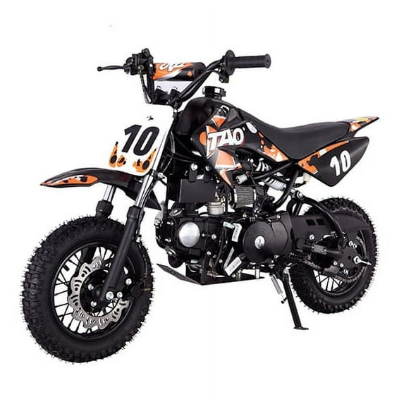 TAO MOTOR DB-10 107cc Electric Start Dirt Bike, for Kids 6 to 12 - Orange