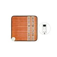 thumbnail image 1 of TAO-Mat Far Infrared Heating Pad, Crushed Amethyst, Tourmaline, Obsidian Crystals and Jade, Portable 18" x 18", 1 of 6