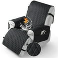 thumbnail image 1 of TAOCOCO 100% Waterproof Recliner Cover, Anti- Slip Reclining Chair Slipcover Recline Sofa Cover with Non-Slip Granule, Black, 1 of 7