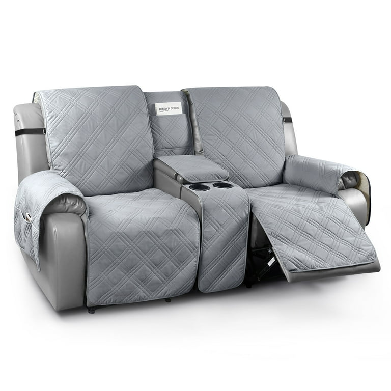 Dual recliner with center console sale