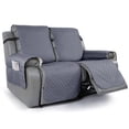 thumbnail image 1 of TAOCOCO Loveseat Recliner Sofa Cover, Washable Recliner Couch Slipcover Furniture Protector for Pet Dogs Bluish Grey, 1 of 9