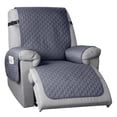 thumbnail image 1 of TAOCOCO Waterproof Recliner Chair Cover Anti-slip Reclining Slipcovers Washable Recliner Pet Furniture Protector Cover with Pockets Bluish Grey 23", 1 of 9