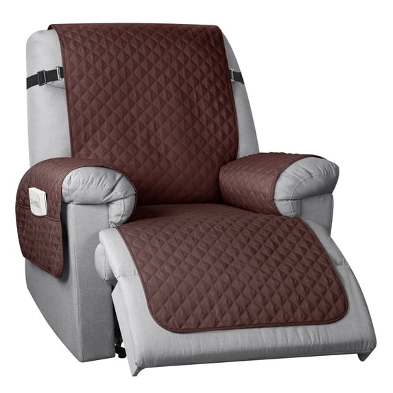 TAOCOC Anti-Slip Recliner Chair Cover Sofa Slipcovers Washable Recliner Pet Cover for Armchair Furniture Protectors Coffee 23"
