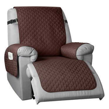 TAOCOCO Non-Slip Recliner Chair Cover Sofa Slipcover Washable Pet Cover Recliner Coffee 23"
