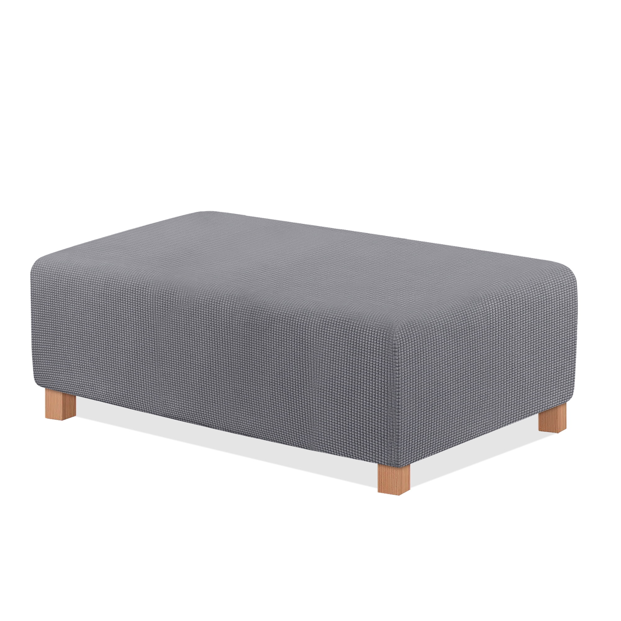 TAOCOCO Ottoman Cover Rectangle Storage Footrest Stool Covers Ottoman