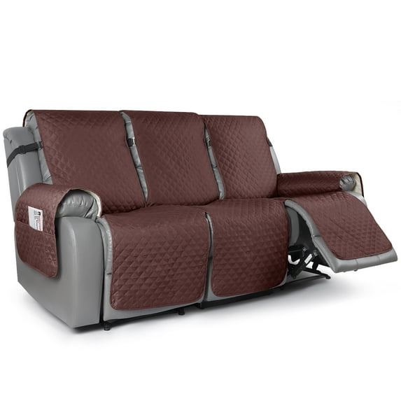 TAOCOCO Recliner Sofa Cover, Reclining Couch Slipcover Motion Recliner Chair Cover Furniture Protector Coffee