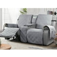 thumbnail image 1 of TAOCOCO Waterproof Loveseat Recliner Cover with Console, Non-Slip Pet Slipcover for Dual Loveseat Recliner Split Reclining Loveseat Cover,Light Gray, 1 of 9