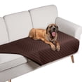 thumbnail image 1 of TAOCOCO Waterproof Dog Couch Covers, Reversible Pets Bed Blankets Sofa Covers Machine Washable Kids Sofa Covers Furniture Protector for Living Room, 42x68 Inch Brown, 1 of 8