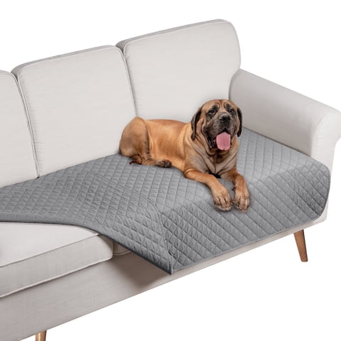 TAOCOCO Waterproof & Reversible Dog Bed Cover Pet Blankets Sofa Cushion Covers, Couch Cover Mattress Protector Furniture Protector for Dog Pet Cat, Light Gray
