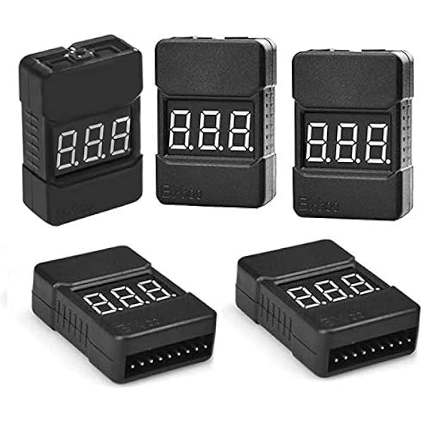 LiPo Alarma Bateria Tester 1S-8S Battery Lipo / Li-ion / LiMn / Li-fe