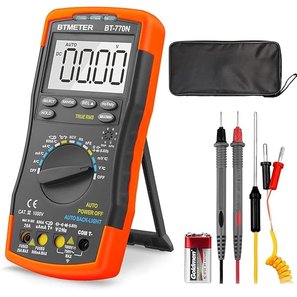 TAOOHU BT-770N TRMS Auto Manual Ranging Multimeters, 6000 Counts ...