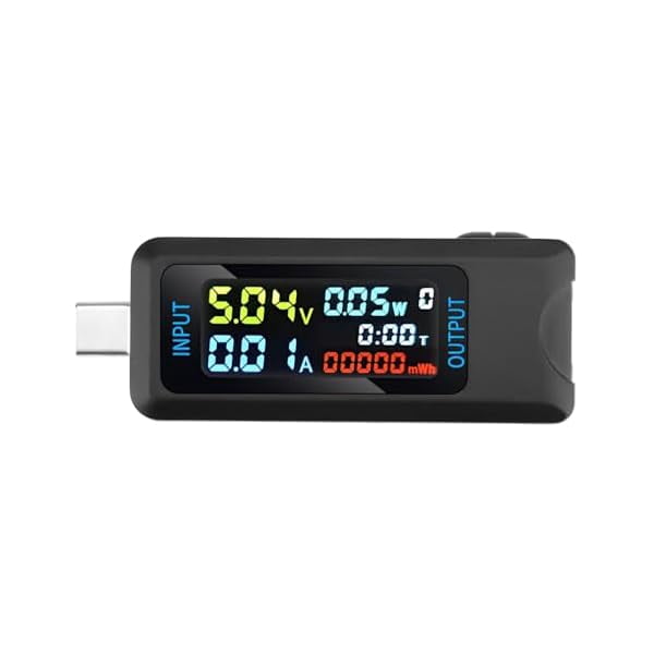 TAOOHU Type-C Tester Multi-Functional Digital Meter DC 4.5-36V 0-8A ...