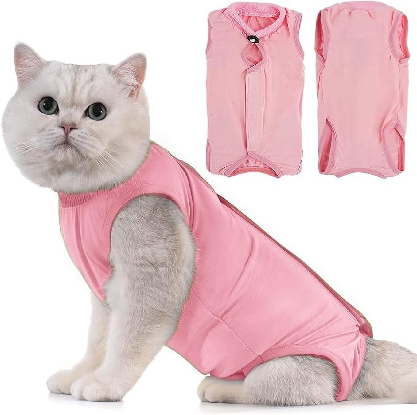 TAOSANTIAN 1PC Cat Surgery Recovery Suit, Cat Onesie for Post-Surgery ...