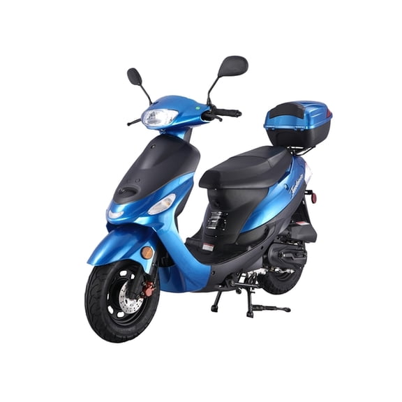 TAOTAO ATM50-A1 50cc Moped Scooter with 10" Wheels, Electric/Kick Start! Rear Trunk