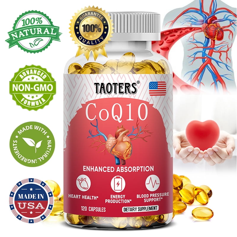TAOTERS CoQ10 400 Mg Softgel Promotes Heart Health and Energy