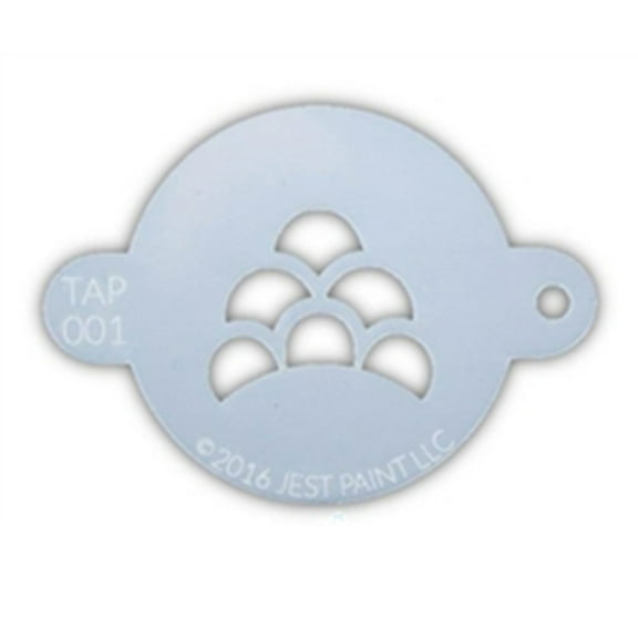 TAP 001 Face Painting Stencil - Monster Scales