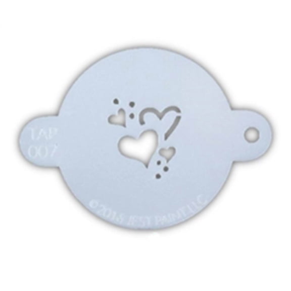 TAP 007 Face Painting Stencil - Hearts