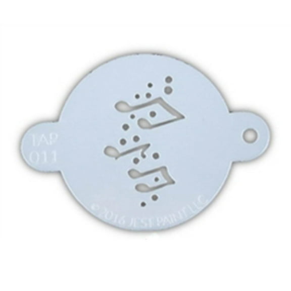 TAP 011 Face Painting Stencil - Music