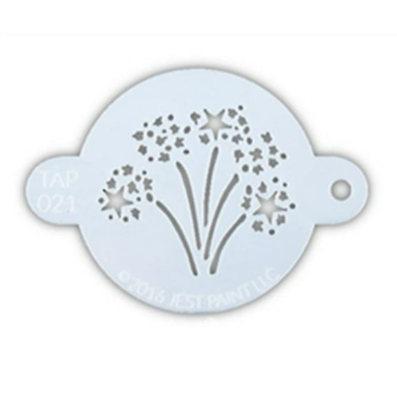 TAP 021 Face Painting Stencil - Fireworks
