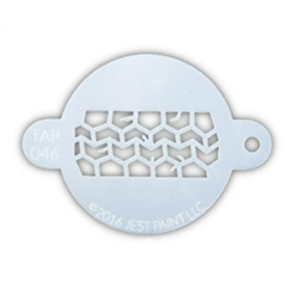 TAP 046 Face Painting Stencil - Tire Track