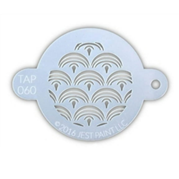 TAP 060 Face Painting Stencil - Mermaid Scales