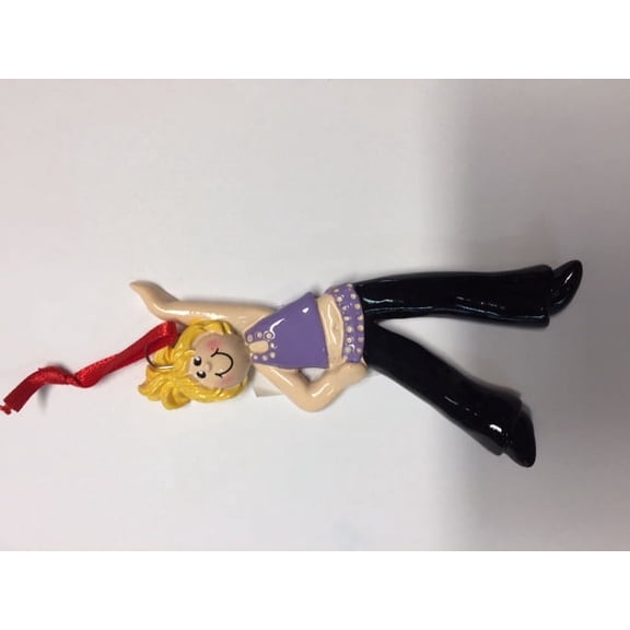 TAP DANCER BLONDE Personalized Christmas Tree Ornament DO-IT-YOURSELF