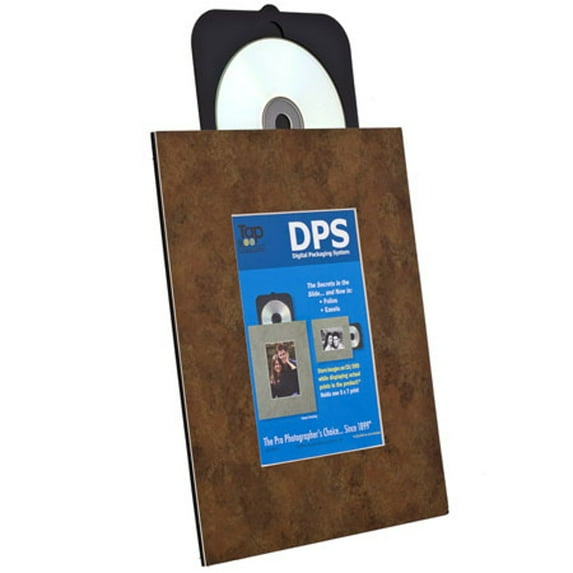 TAP DPS CD/DVD Easel for 5x7" Images, Brown