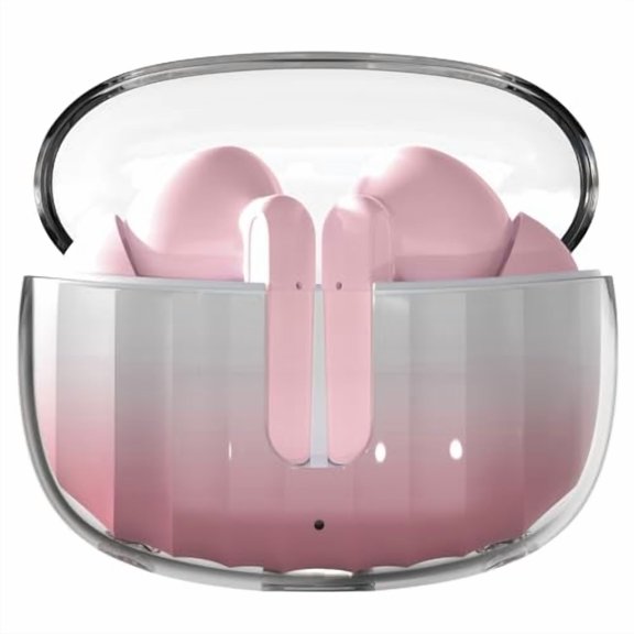 TAPAXIS 2024 New Model 7 True Wireless Bluetooth Earbuds, HE3PHONE07 - PINK