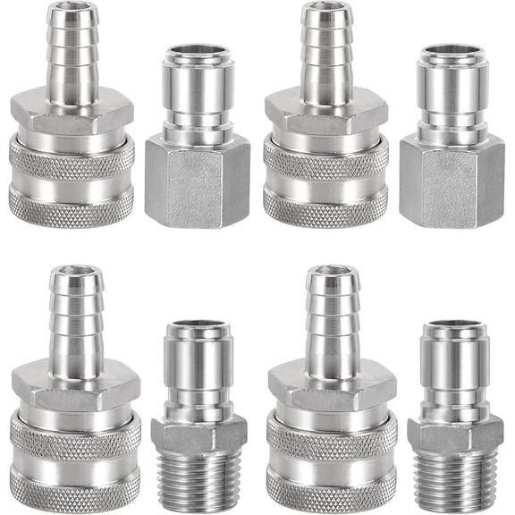 TAPCRAFT Stainless Steel Quick Disconnect Complete Set