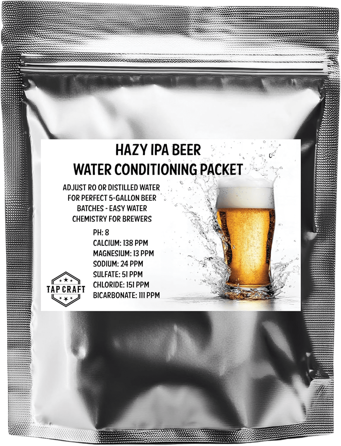 TAPCRAFT - Water Conditioning Packets for Homebrewing - Specific ...