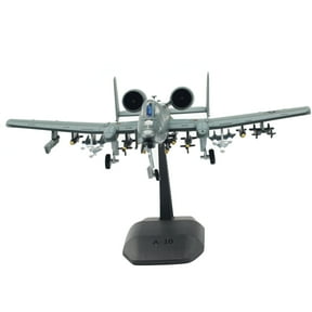 TAPDRA 1/100 Scale US Air Force A10 Model Alloy Plastic 16x17cm For Desk Decor Plane Collection Fans Birthday Christmas