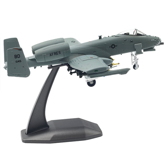 TAPDRA 1/100 Scale US Air Force A10 Thunderbolt II Model Alloy Plastic 16x17cm For Plane Collection Desk Decor Birthday Christmas