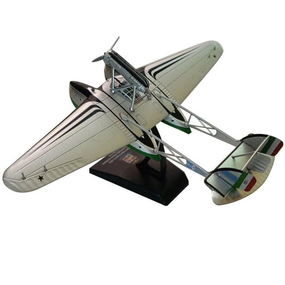 TAPDRA 1:144 Scale SIAI-Marchetti S.55X Flying Boat Model WWII Italy Die Cast Alloy Plastic for Desk Decor Display Stand Collection