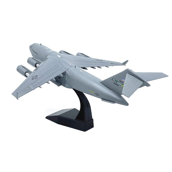 TAPDRA 1:200 Scale C-17 Transport Aircraft Model Alloy Plastic 10.6IN 27X26CM US Air Force for Desktop Decor Aircraft Collection Festival Present