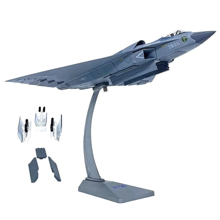 TAPDRA 1:72 Scale J-36 Sixth-Generation Fighter Model 34cm X 34cm Size Alloy Plastic Construction For Military Aircraft Collection