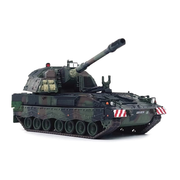 TAPDRA 1 72 Scale PZH2000 Howitzer Vehicle Model Realistic Replica PC Material 6.5in Length for Collectors Military Model