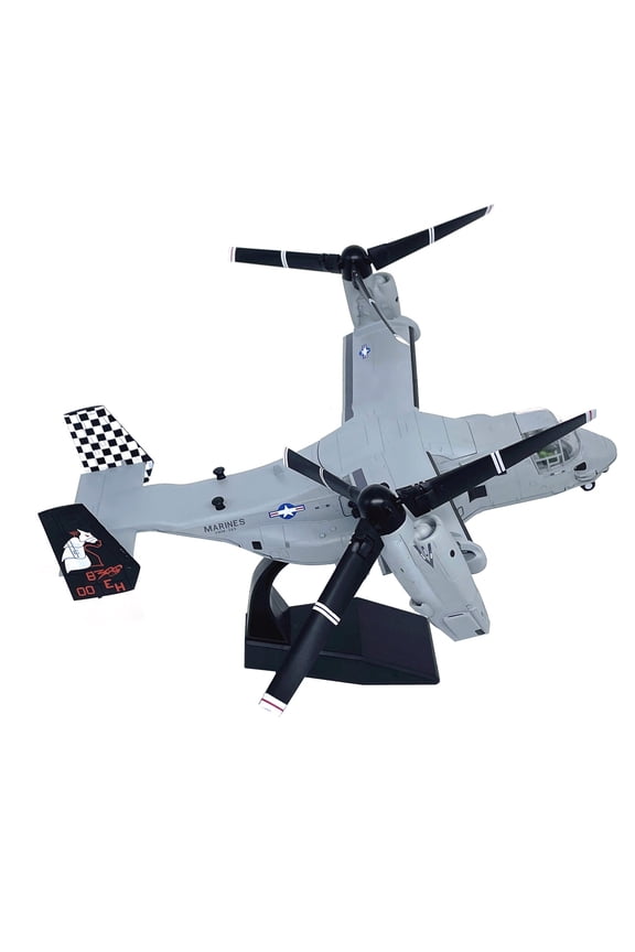 1:72 Scale V-22 Osprey Helicopter Model Alloy Plastic 9.4IN US Air Force for Home Office Shelf Aircraft Hobby Collection Display