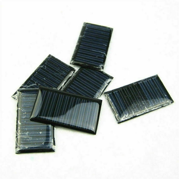 TAPDRA 10Pcs Mini Solar Panels 5V 30mA for Small Home Projects and Science Experiments