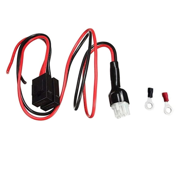 TAPDRA 12AWG Power Cable for FT-847 FT-1000 KENWOOD TS-430s TS-570 1m 30A Fuse Fireproof Silicone